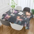 thumbnail image 2 of Yayeee Tablecloths 60" x 60" Rectangle Wrinkle Resistant Party Table Cover, Neon Llamas Pattern, 2 of 8