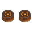 thumbnail image 1 of Unique Bargains Guitar Control Knobs Speed Volume Control Knobs 6x26x12mm Musical Instrument Parts Replacement Brown 2 Pack, 1 of 5