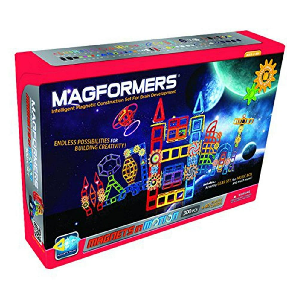 Magformers Magnets in Motion Power 300-Piece Magnetic Construction Set - Walmart.com - Walmart.com