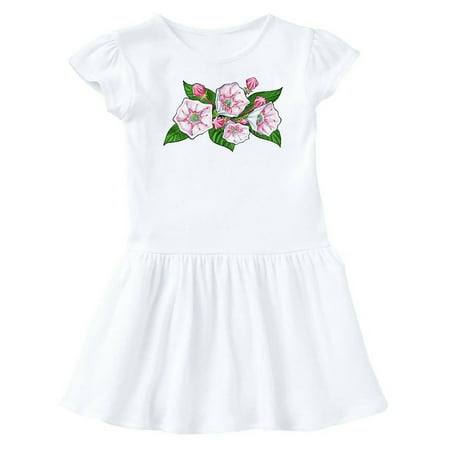 

Inktastic Mountain Laurel Flowers Gift Baby Girl Dress