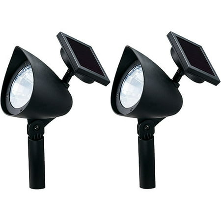 Westinghouse 2 Piece Deluxe Solar Spot Light Set Com