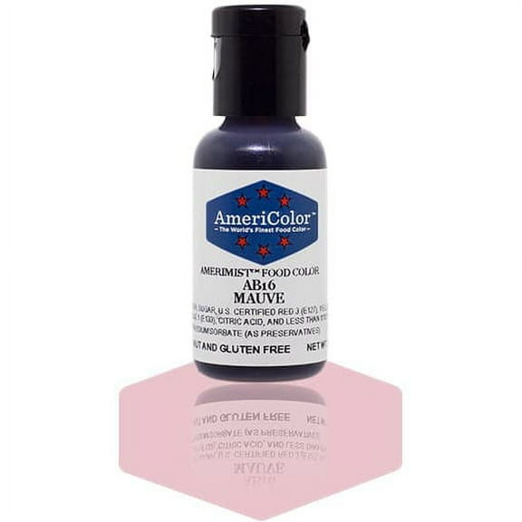 AmeriColor AmeriMist Mauve, .65 Ounce, Airbrush Food Color