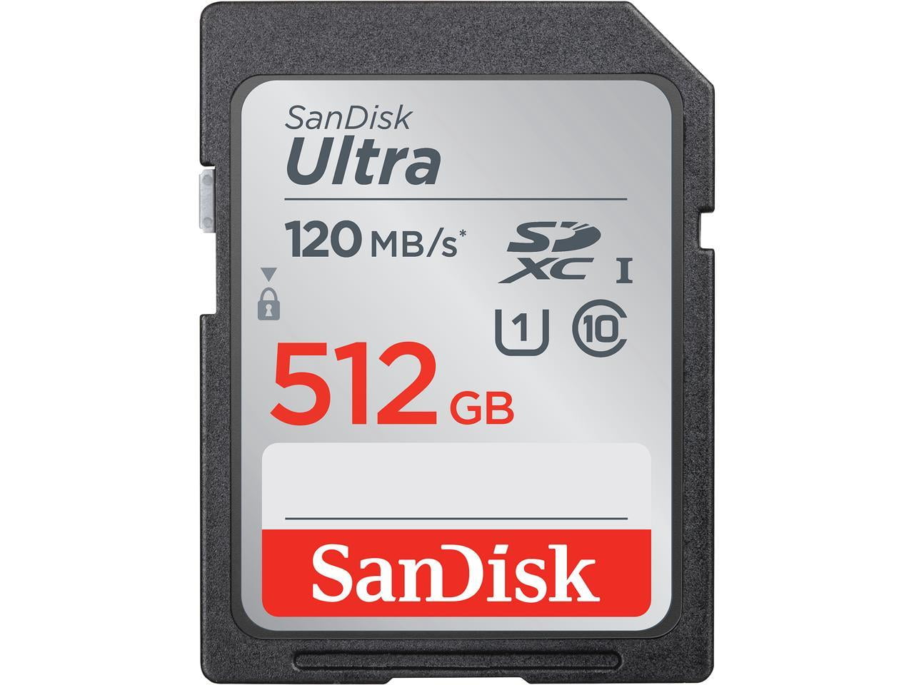 512GB Extreme PRO UHS-I SDXC Class 10 Memory Card, Black, Gray