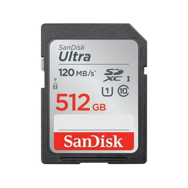 SanDisk Ultra 512GB SDXC Class 10 Memory Card 120Mbps SDSDUN4-512G