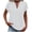 White, variant on T Shirts for Women 2026 Summer Short Sleeve V Neck Cotton Linen Dressy Casual Office Work Tshirt Blouse