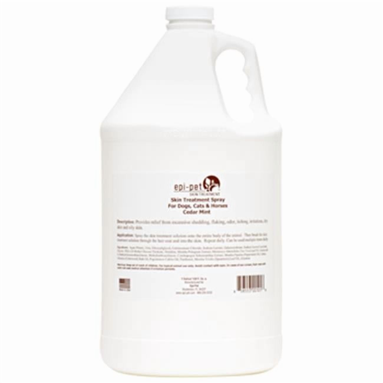 Epi-Pet Cedar Mint Natural Skin & Coat Enrichment & Treatment Spray For Dogs & horses 1 gallon