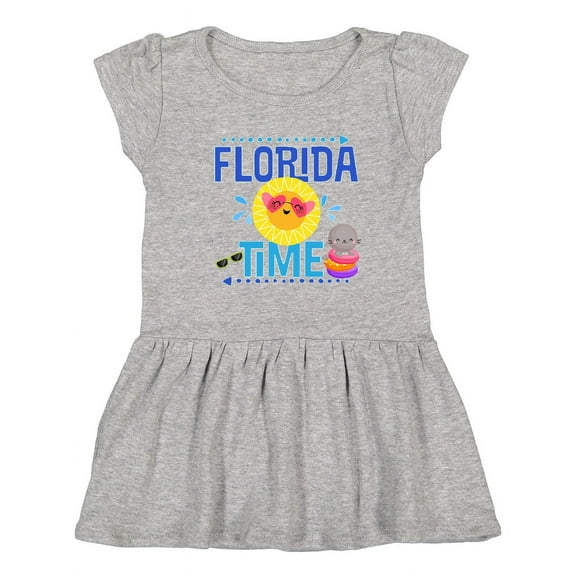 Inktastic Florida Time Summer Vacation Girls Toddler Dress