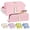 Pink, variant on Travel Makeup Bag for Women - Monogram Cute Initial Purple Makeup Bags Cosmetic Toiletry Pouch Make Up Case for Women Her Best Friend Sister Teacher, Personalized Birthday Gifts for Women G