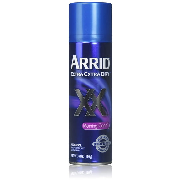 Arrid Xx Anti-Perspirant Deodorant Spray, Morning Clean 6 Oz (Pack Of 9).