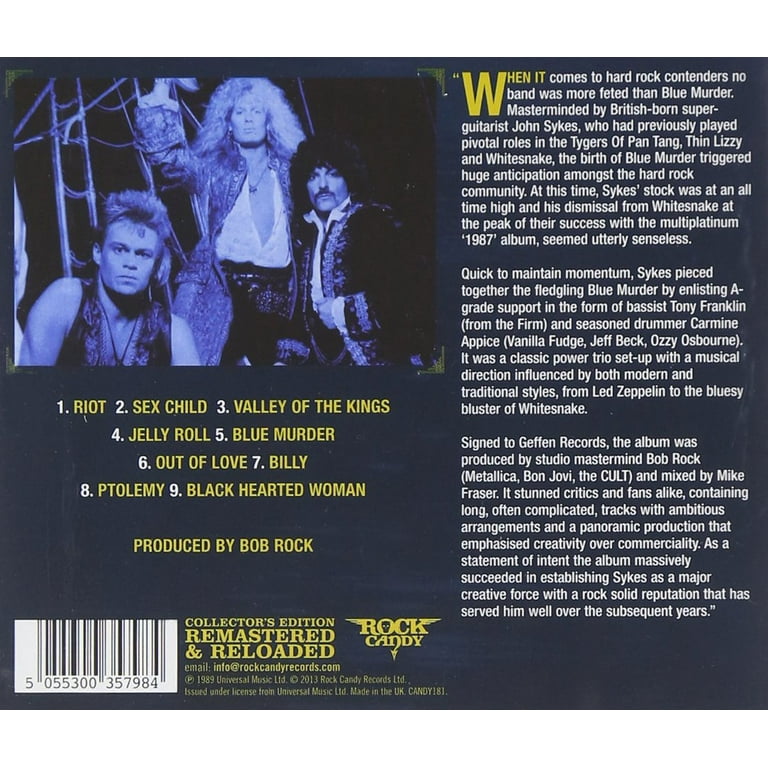 Blue Murder - Blue Murder - Music & Performance - CD Blue Murder - Blue Murder - Music & Performance - CD