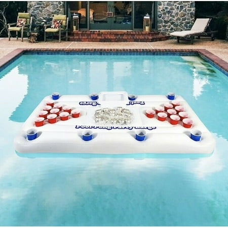 walmart beer pong float