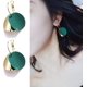 thumbnail image 3 of Pendientes de plata 925 para mujer Pendientes de pétalos de moda, 3 of 4