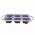 thumbnail image 1 of 6 Grid Silicone Muffin Cupcake Baking Mold Non Stick Microwave Mold Tray, 1 of 3