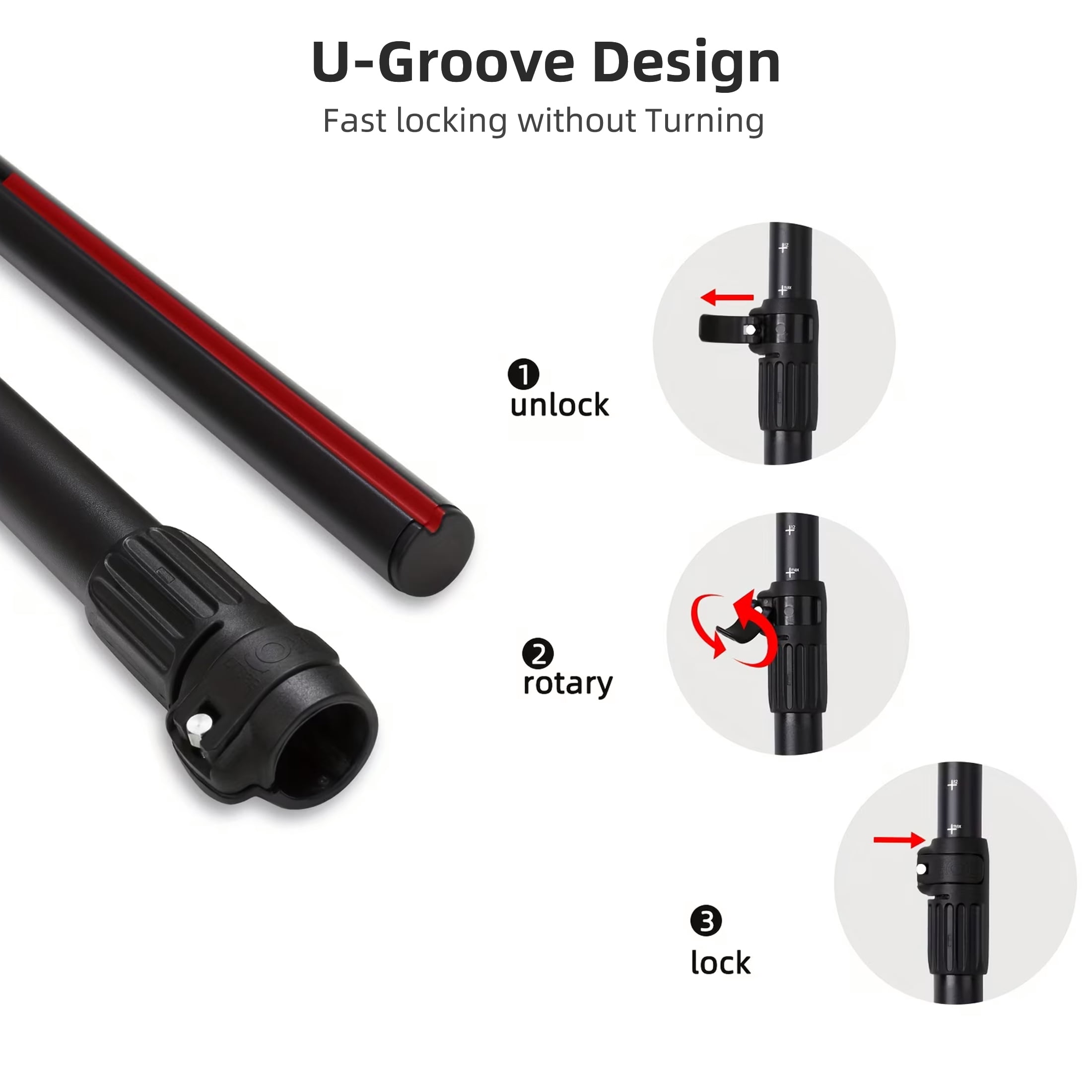 AbahubFit Adjustable SUP Paddle (3-Piece) Lightweight Stand-up Paddle Oars for Paddleboard, Aluminum Alloy Shaft 68" - 84"