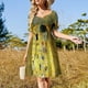 thumbnail image 4 of Vestido de manga corta de Gustav Klimt (1907-1908) Ropa estética vestidos de verano mujer vestido estilo coreano Vestido, 4 of 7