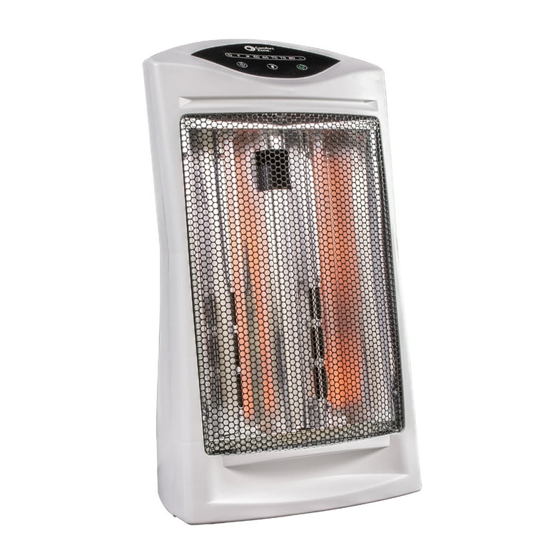 Comfort Zone 750/1,500-Watt Energy Save Digital Radiant Tower Heater with  Overheat Sensor and Power Indicator Light, White - Walmart.com