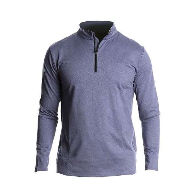 Sonducket Jersey de capa Base con media cremallera para hombre, camiseta cálida transpirable de manga larga para niños, ropa interior térmica para Camisetas Azul claro XXL Sonducket AP013080-20