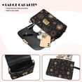 thumbnail image 4 of TSOVTHRID Sun Moon Star Planet Print Crossbody Bags for Women Leather Women Crossbody Purse with Detachable Chain Fits Large Phone Going-out Shoulder Handbags for Work, 4 of 7