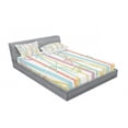 thumbnail image 3 of Ambesonne Japanese Fitted Sheet & Pillow Sham Set, Pastel Colorful Trees Art, Twinxl, Multicolor, 3 of 3