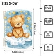 thumbnail image 3 of Teddy Bear Clouds Ring Binder Notebook Journey Note Diary College Ruled Spiral Notebook Study Loose Leaf Paper A5 60 Pages, 3 of 8