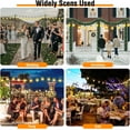 thumbnail image 6 of WIXOLBOR 2 Pack 10Ft Outdoor String Light Poles with Fence Brackets Hanging Lights,Metal Stand Deck Patio Backyard, 6 of 9