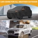 thumbnail image 2 of Funda para auto impermeable para todo clima, protección exterior contra el sol y la lluvia, con tiras reflectantes, negra para Ford Edge, 2 of 5