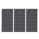 thumbnail image 2 of Organizador de armario colgante Macarena 3x gris con gancho de metal plegable giratorio 360 degree, 2 of 8