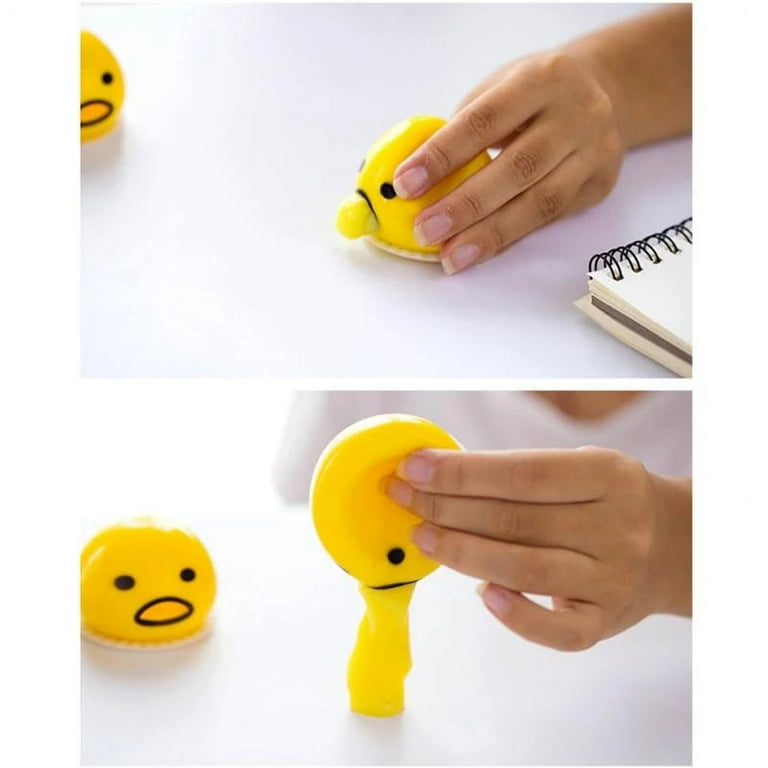  Vomiting Egg Yolk Ball, Hilarious Relieving Gag Toy