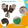 thumbnail image 3 of Manoplas para niños con forro polar para un invierno cálido y elástico, guantes de punto con dedos completos891, 3 of 5
