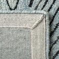thumbnail image 6 of SAFAVIEH Micro-Loop Angelica Diamond Area Rug, Light Blue/Charcoal, 5' x 5' Round, 6 of 7