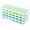 Blue+green, variant on 4-Pack Silicone Ice Cube Trays with Lids – Easy-Release 14-Cube Molds, BPA-Free & Stackable for Freezer