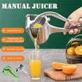 thumbnail image 2 of Manual Hand Press Juicer, Aluminum Alloy Fruit Juicer For Pomegranate Orange Lemon Sugar Cane, Non-Electric Kitchen Tool, Easy To Clean, Household Juicer Extractor For Home Bar Use, 2 of 10