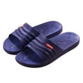 thumbnail image 3 of Men's Slipper Non Open Wide Slippers for Men Slippers with Arch Support for Men Toe Summer Platform Slippers Wide Slippers for Men Mens Fuzzy Slippers Comfortable Couple Shoes for Mens, 3 of 5