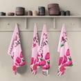 thumbnail image 5 of Kitchen Towels Mother's Day Tulip Pattern Cleaning Towel Absorbent Hand Towels Tea Towels for Home Restaurant Dish Clean 28" x 18", 1PC, 5 of 7