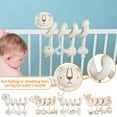 thumbnail image 3 of 13.78in Baby Car Seat Stroller Crib Toys, Plush Spiral Activity Carseat Hanging Toy for Infant Babies 0-3-6-12 Month, Pram Crib Mobile Toy with Music Box for Newborn Boys Girls Gifts (Lion), 3 of 3