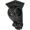 thumbnail image 3 of MERIVILLE Chatecu Drapery Sconce, Corbel Bracket, Drapery Scarf Swags, Wall Décor, Burnt Gold, 1Pcs, 3 of 5