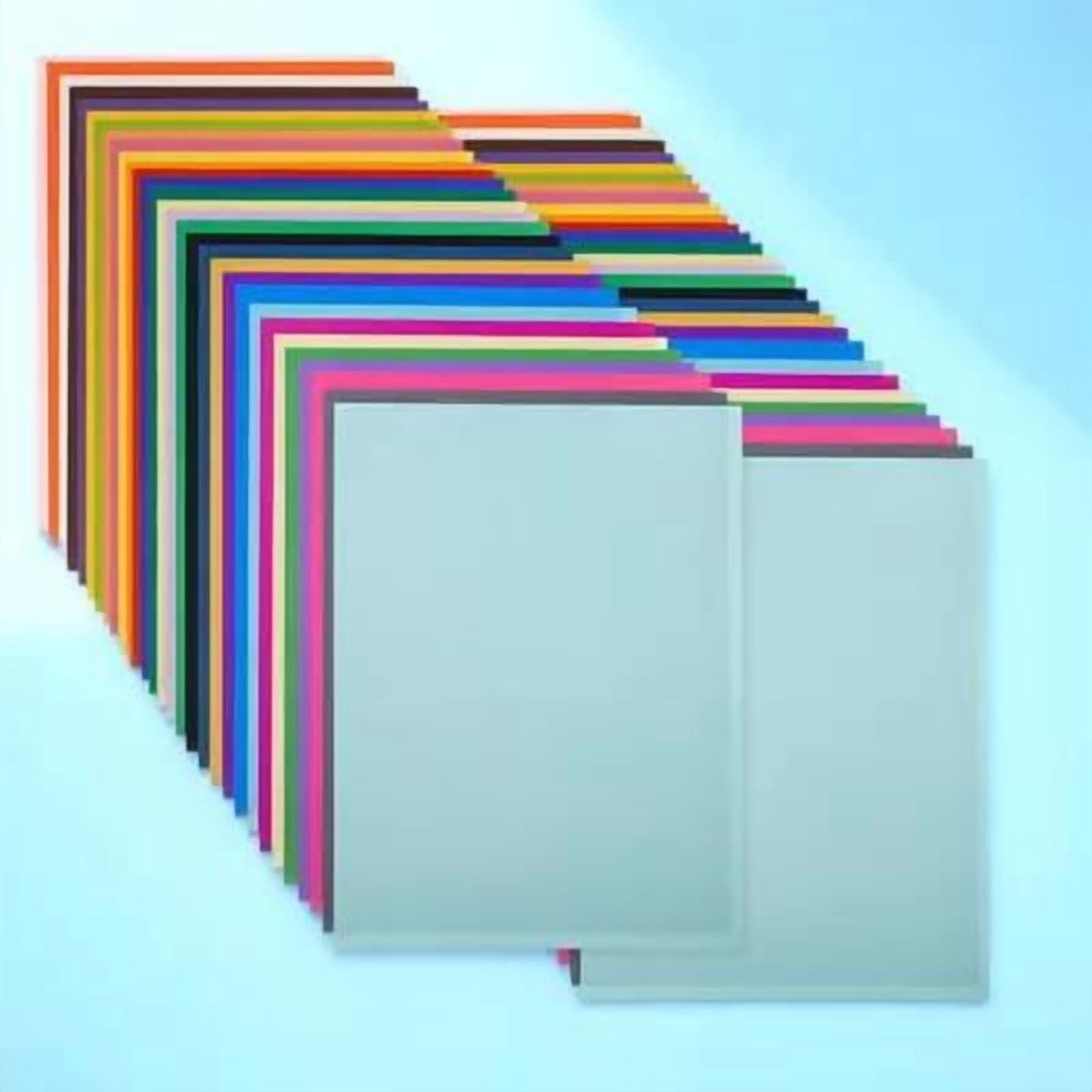 RENACLIPY Multi-Color Cardstock Paper Sheets, Thick and for Painting, Crafts, Scrapbooking, Projects and Art