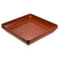 thumbnail image 1 of Unique Bargains Soucoupe Carrée en Plastique pour Pot de Plante 14 Pieds, Rouge 5 Pack, 1 of 5