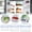 🔥Blue_New#693, variant on 4 in 1 Produce Storage Containers for Fridge with Colander and Strainer, Airtight Stackable Clear Plastic Berry and Vegetable Keeper Bins for Washing, Draining and Fresh Food Organization