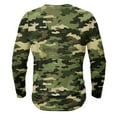 thumbnail image 4 of Awdenio Men's Blouses Outdoor Activities Camouflage Printing Button Casual Long Sleeve Round-Neck Blouses Shirts,Size S-5XL, 4 of 4