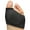 Black, variant on ZenToes Fabric Metatarsal Sleeve with Cushioned Gel Pads, Large, Beige (4 Count)
