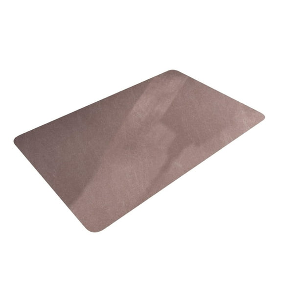 Leodye 1PCS Diatomaceous Earth Bath mat Bathroom Rugs Super Absorbent Quick Dry Non Slip Bath Mat Thin Bathroom Floor Mats Fit Under Door Bathtub Shower -15.75x23.62 in