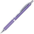 thumbnail image 2 of Pentel EnerGel Alloy Retractable Gel Pens - Medium Pen Point - 0.7 mm Pen Point Size - Refillable - Retractable - Violet Gel-based Ink - Violet Metal Barrel - Stainless Steel Tip - | Bundle of 5, 2 of 2
