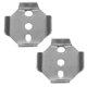 thumbnail image 2 of 2pcs Towel Bar Replacement Parts: Bathroom Towel Rack Replacement - Stainless Steel Mounting Hardware For Bars Toilet Roll Holders, 2 of 3