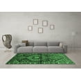 thumbnail image 3 of Ahgly Company Indoor Rectangle Persian Emerald Green Traditional Area Rugs, 2' x 5', 3 of 4
