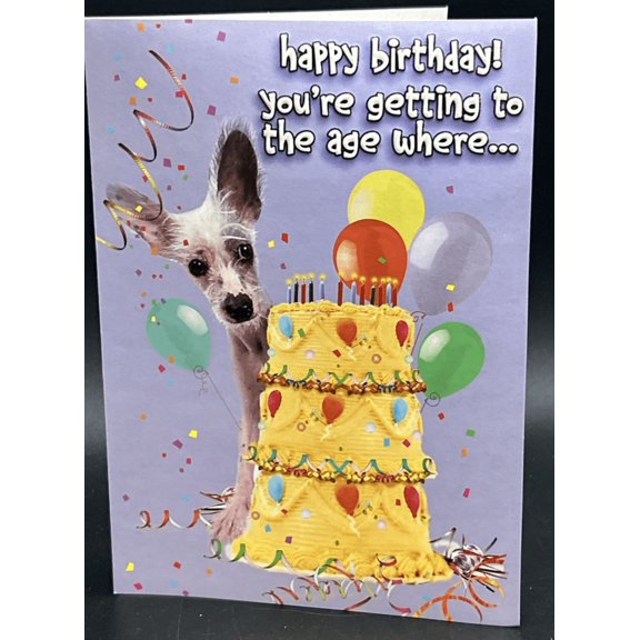 Happy Birthday (Dog Paws & Claws) Greeting Card w/Envelope