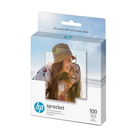 HP Sprocket 2" x 3" Premium Zink Sticky Back Photo Paper (100 Sheets)