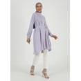 thumbnail image 3 of Lilac - Button Collar - Tunic - Refka, 3 of 5
