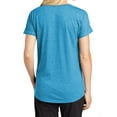 thumbnail image 2 of Mafoose Women's PosiCharge Tri-Blend Wicking Dolman Tee Pond Blue Heather 4X-Large, 2 of 5