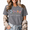 Grey-2, variant on Giffimy Women's Flower Market California Poppy Floral Art Graphic Short Sleeve T-shirt Loose Fit Casual Everyday Tee